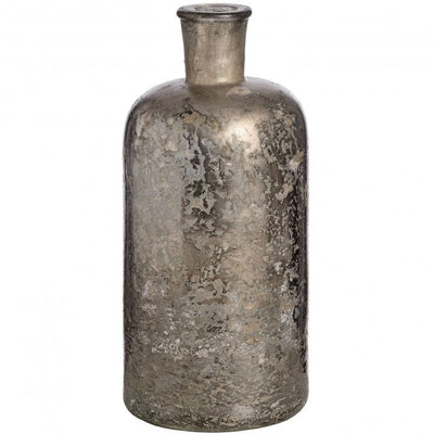 Antiqued mercury bottle vase. REDUCED to clear