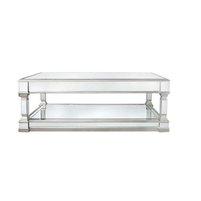 Apollo Mirrored large 130 cm Coffee Table in champagne sold as seen