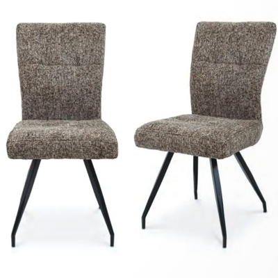 Arabella Dining Chair in textured fabric . So comfy !