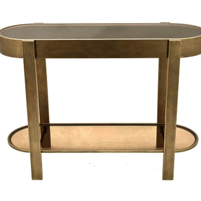 Ariel console table with amber glass Best Seller ! Reduced. Limited stock   NR