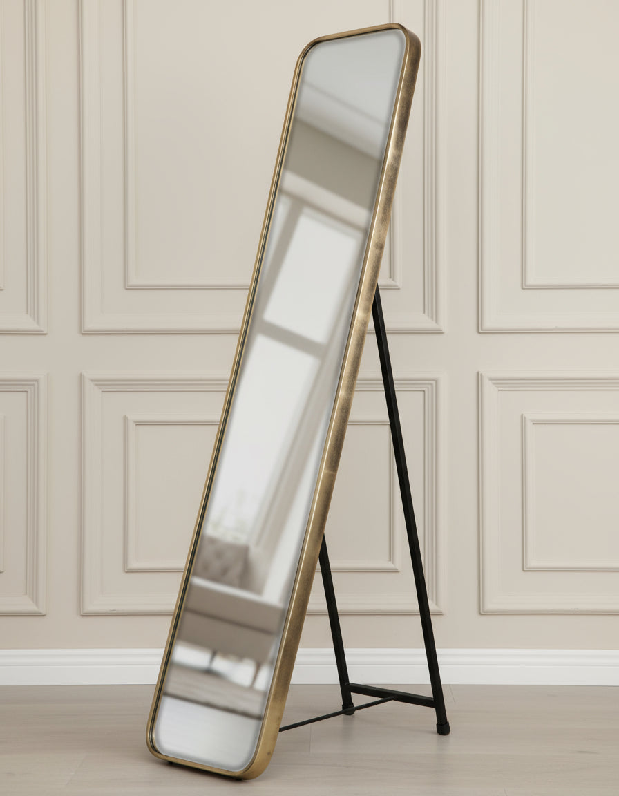 Arlene Dressing Mirror With Stand & Fittings To Hang 150cm-Renaissance Design Studio