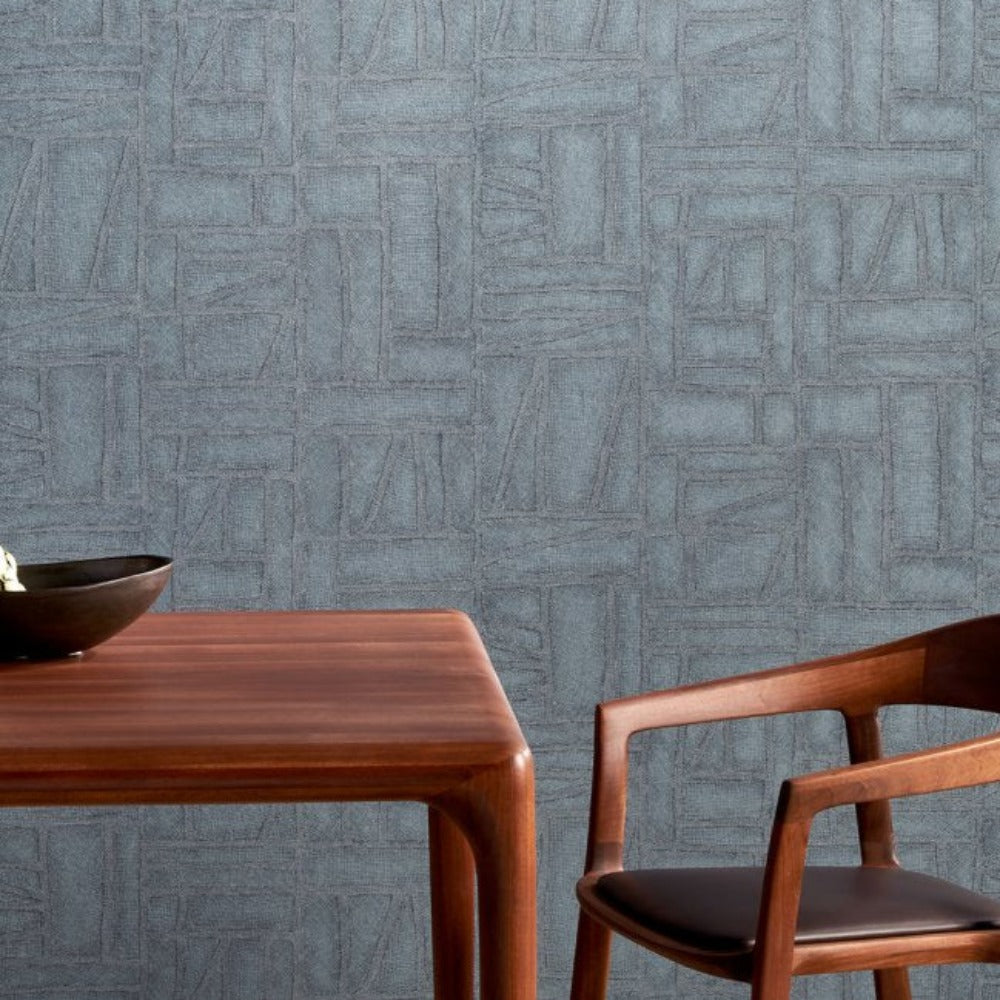 Arte designer wallpaper Essentials Costura Bojagi-Wallpaper-Renaissance Design Studio