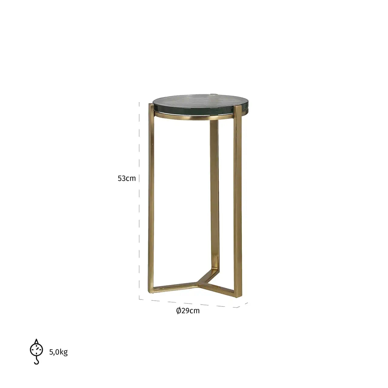 Aubrey End Table-Renaissance Design Studio