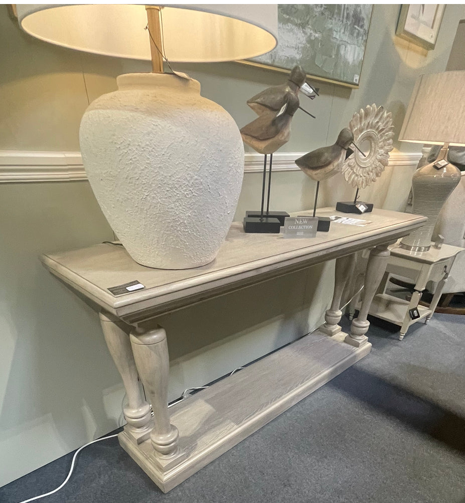 Aurelia stylish console table in Solid wood with veneer-Renaissance Design Studio