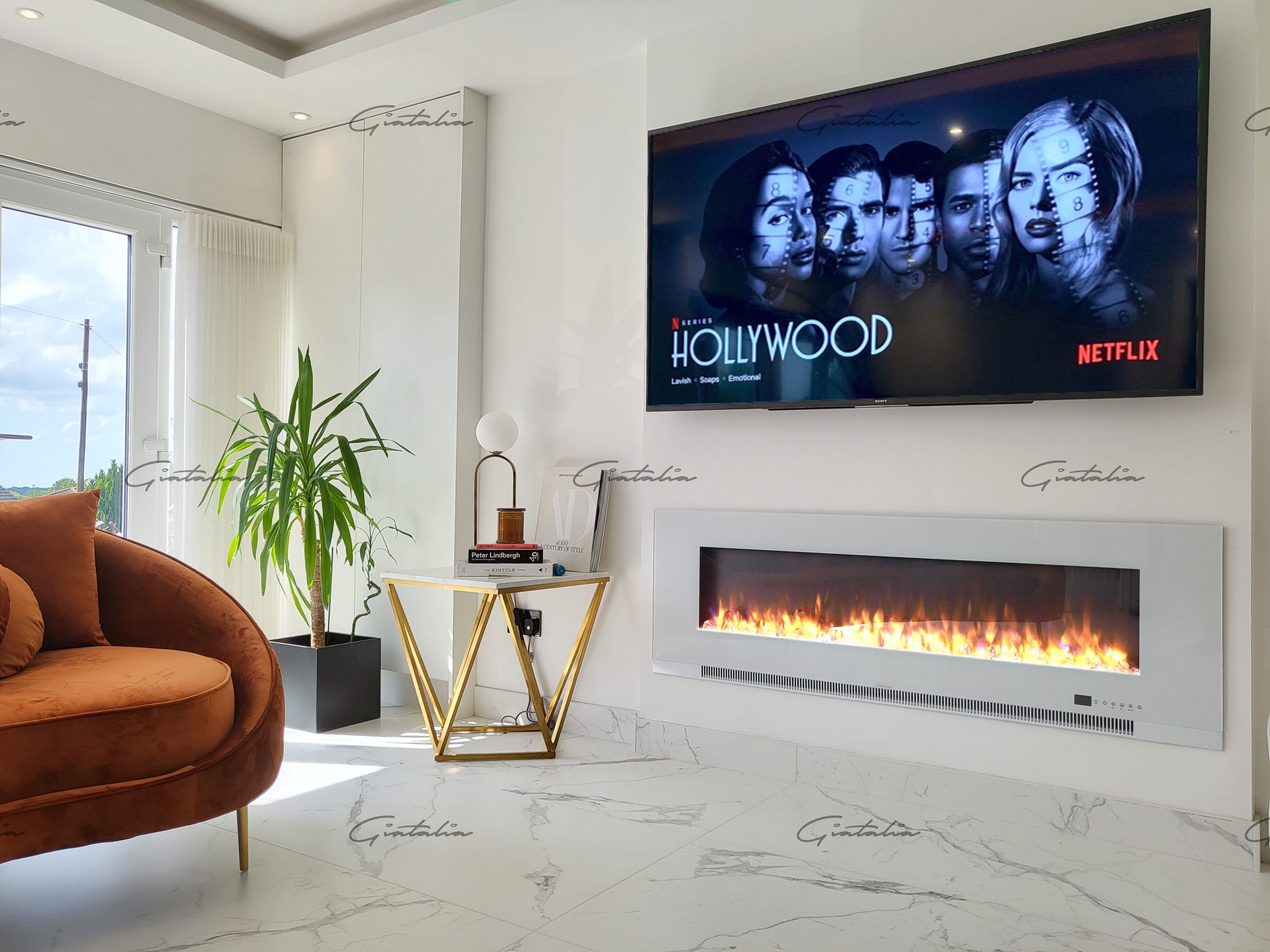 Aurora Electric Fire Insert-Renaissance Design Studio
