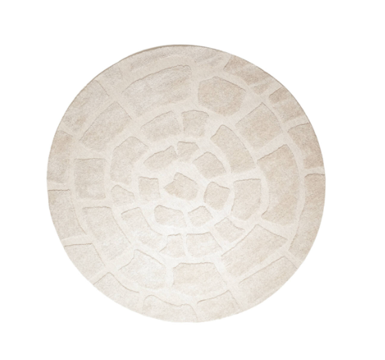 Banjo Beige Rug round 220cm-Renaissance Design Studio