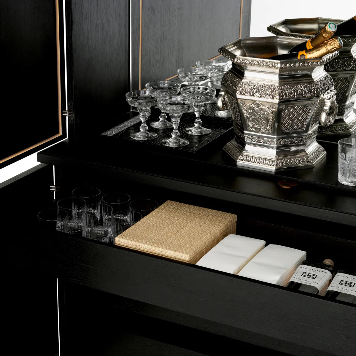 Bar Cabinet Kellam Met X by Eichholtz-drinks cabinet-Renaissance Design Studio