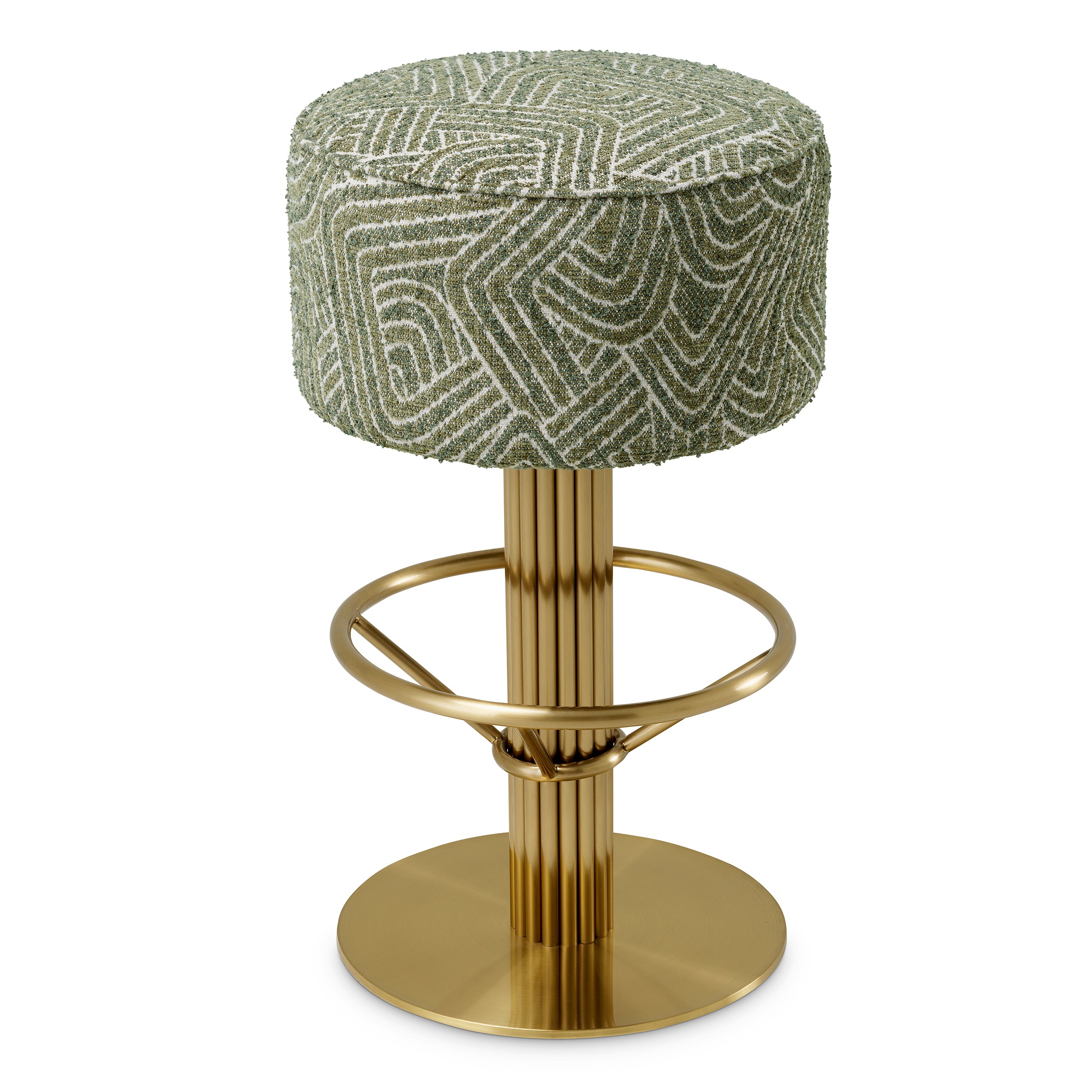 Counter Stool Carleton Brushed by Eichholtz in two colours-bar stool-Renaissance Design Studio