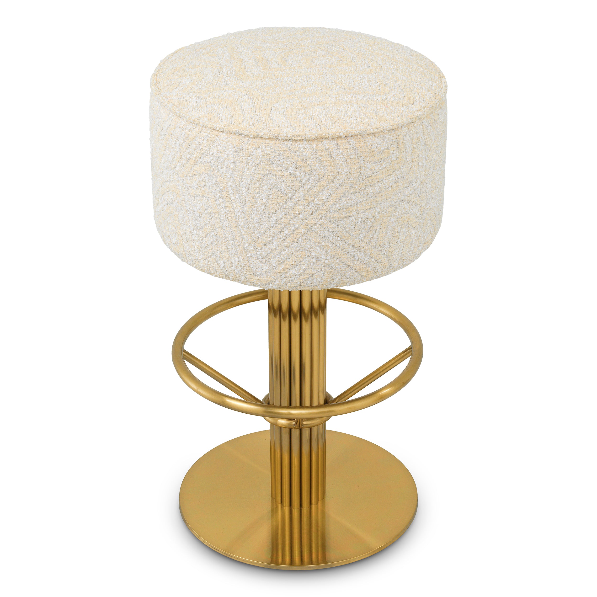 Counter Stool Carleton Brushed by Eichholtz in two colours-bar stool-Renaissance Design Studio
