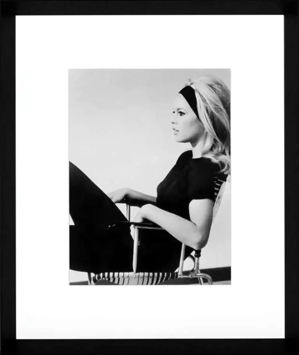 Bardot on set SIGNED BY THE ARTIST LIMITED EDITION Framed Art-Renaissance Design Studio