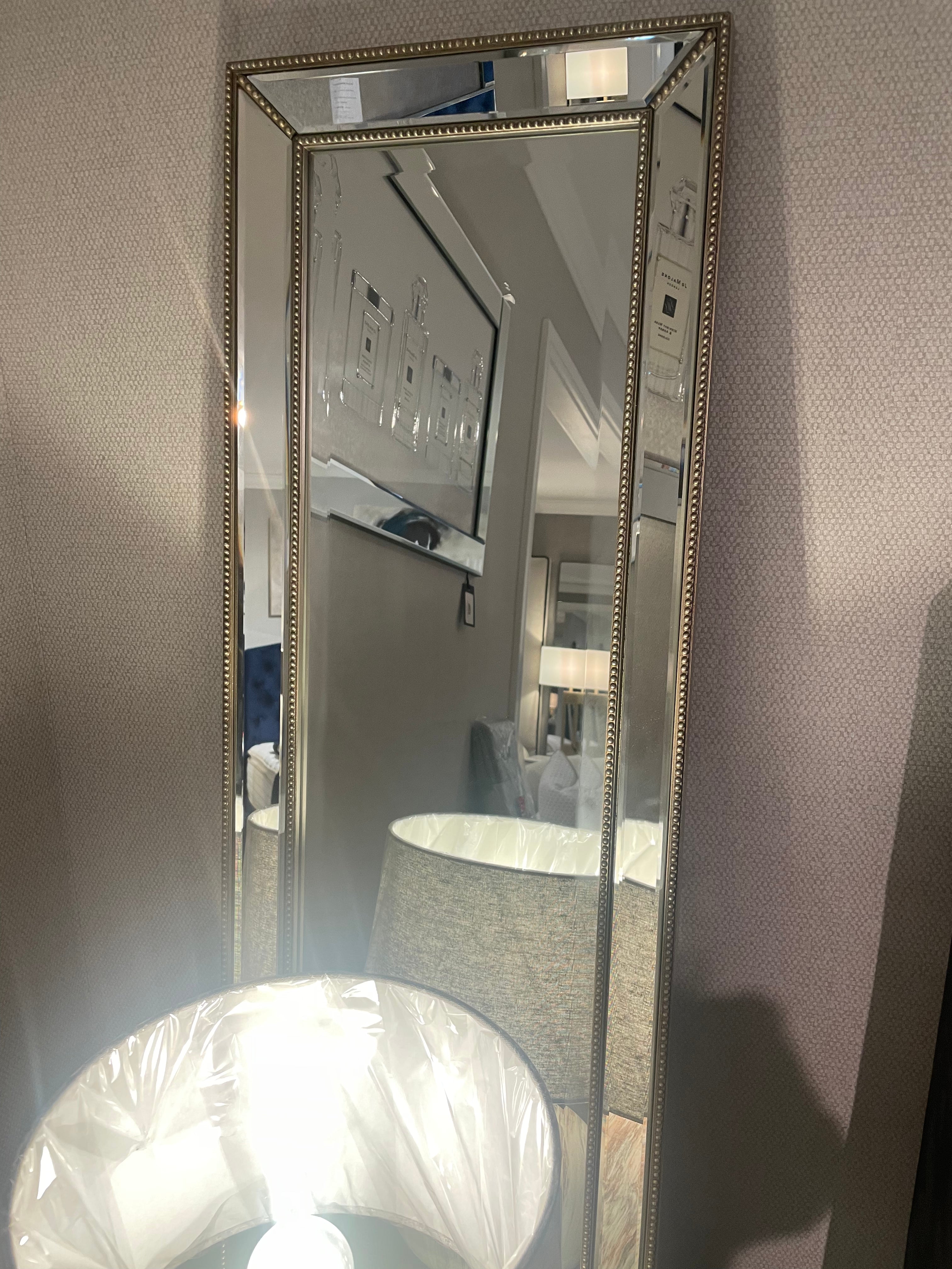 Beaded large 102 cm mirror MQM reduced last of stock-Renaissance Design Studio