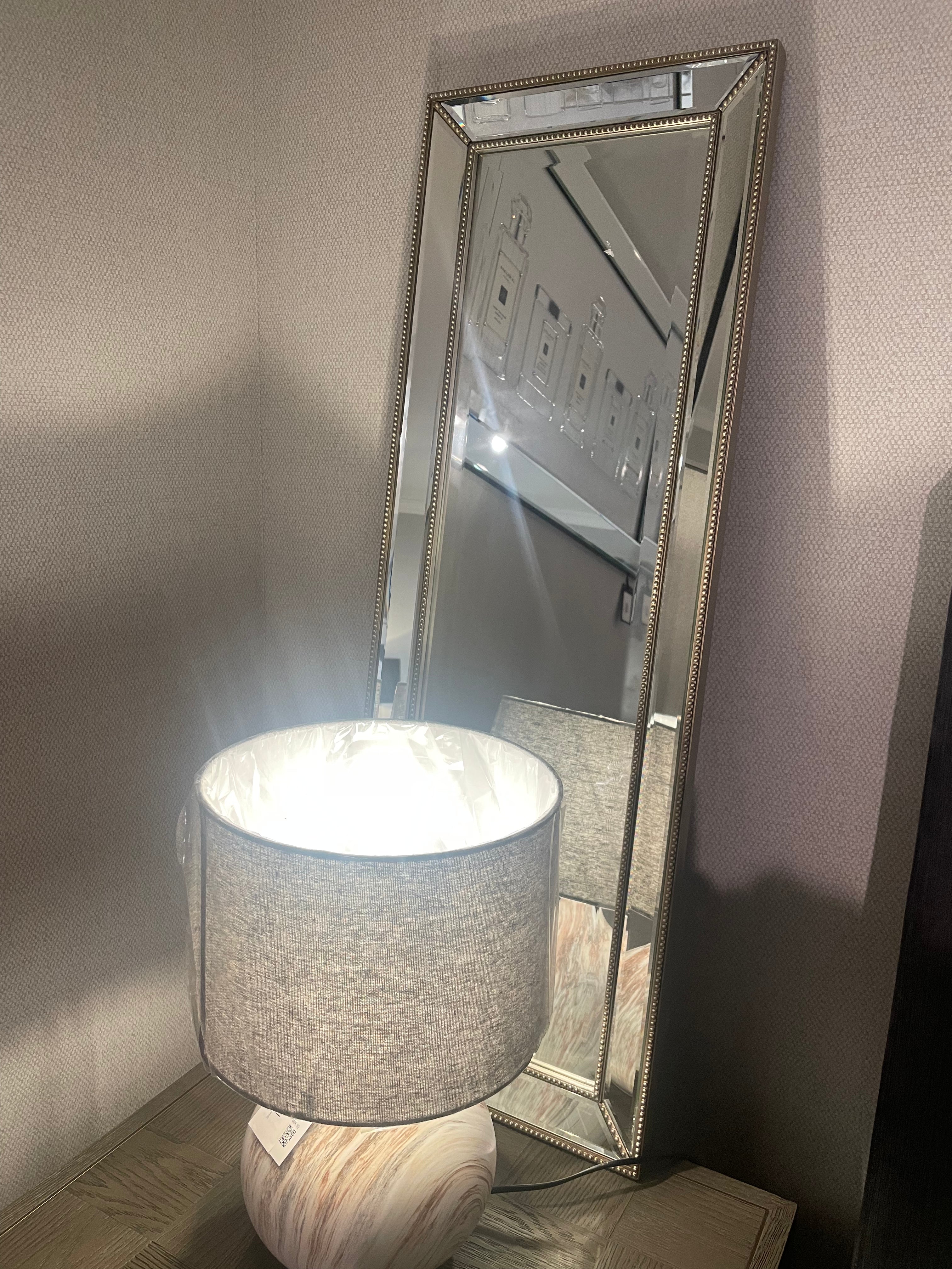 Beaded large 102 cm mirror MQM reduced last of stock-Renaissance Design Studio