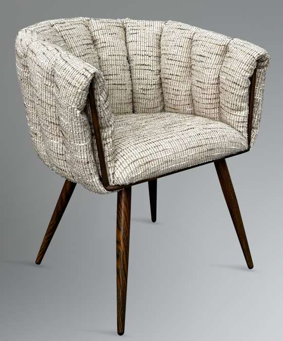 Beckham occasional chair in black or gold-Renaissance Design Studio