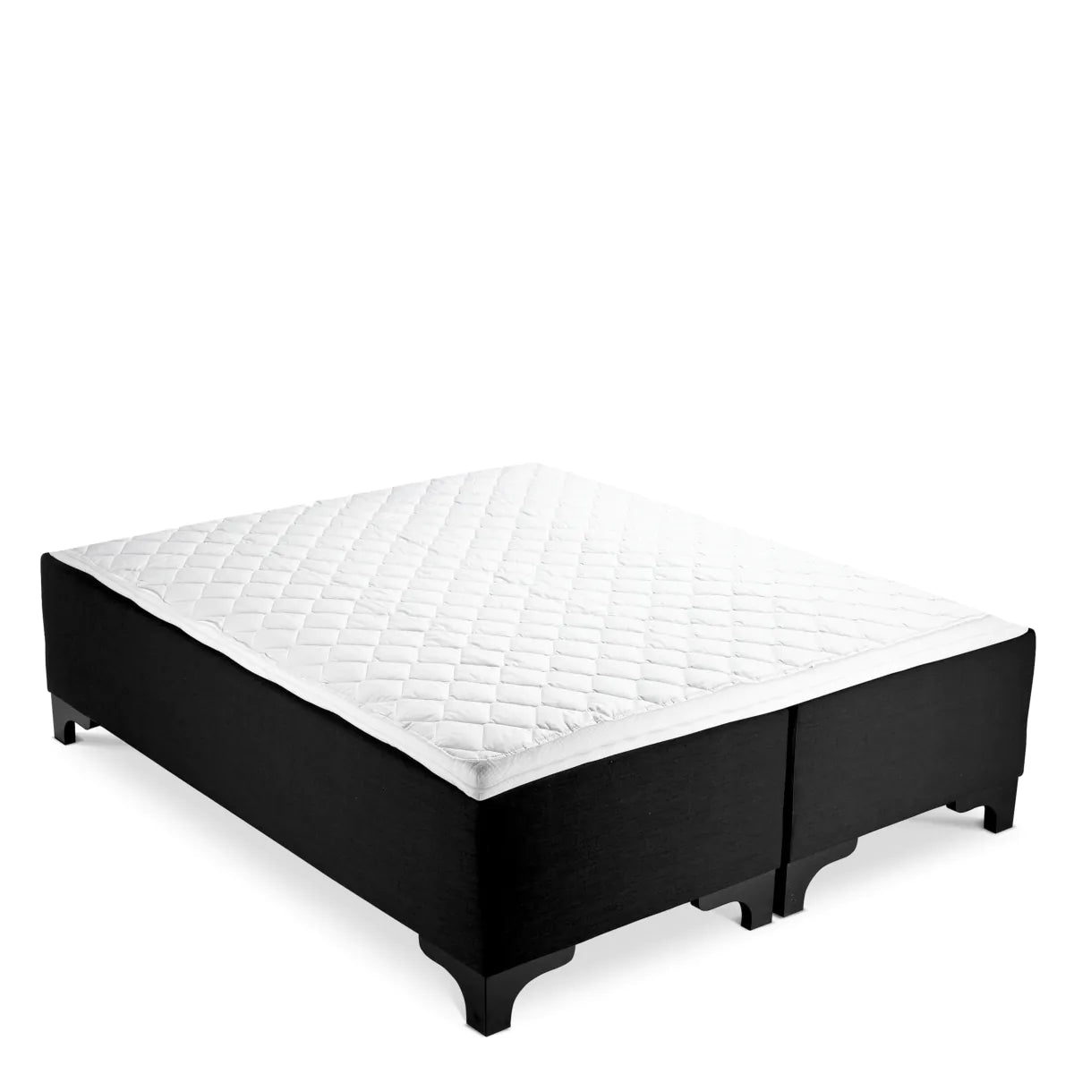 Bed Set Mavone Two box spring w topper by Eichholtz reduced by 40% ex showroom-Renaissance Design Studio