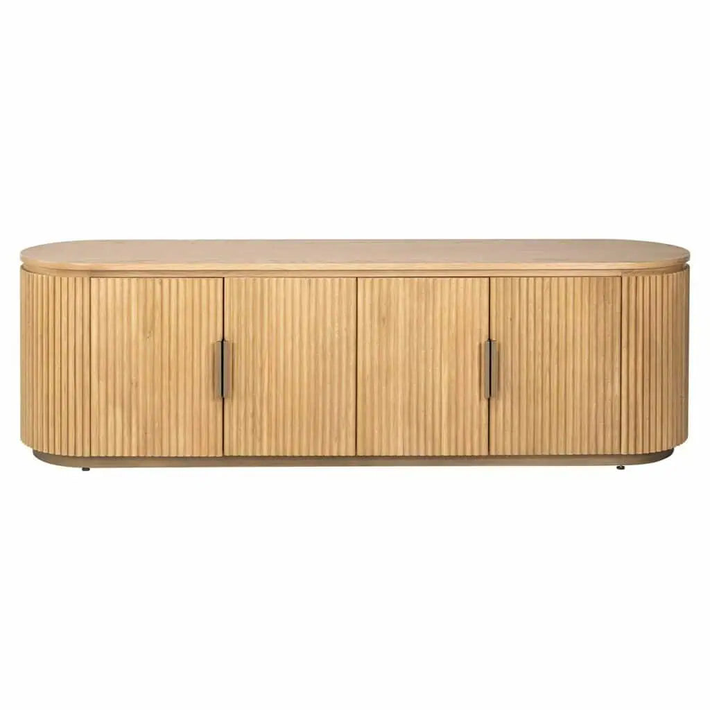 Belfry Natural Oak TV Unit-Renaissance Design Studio