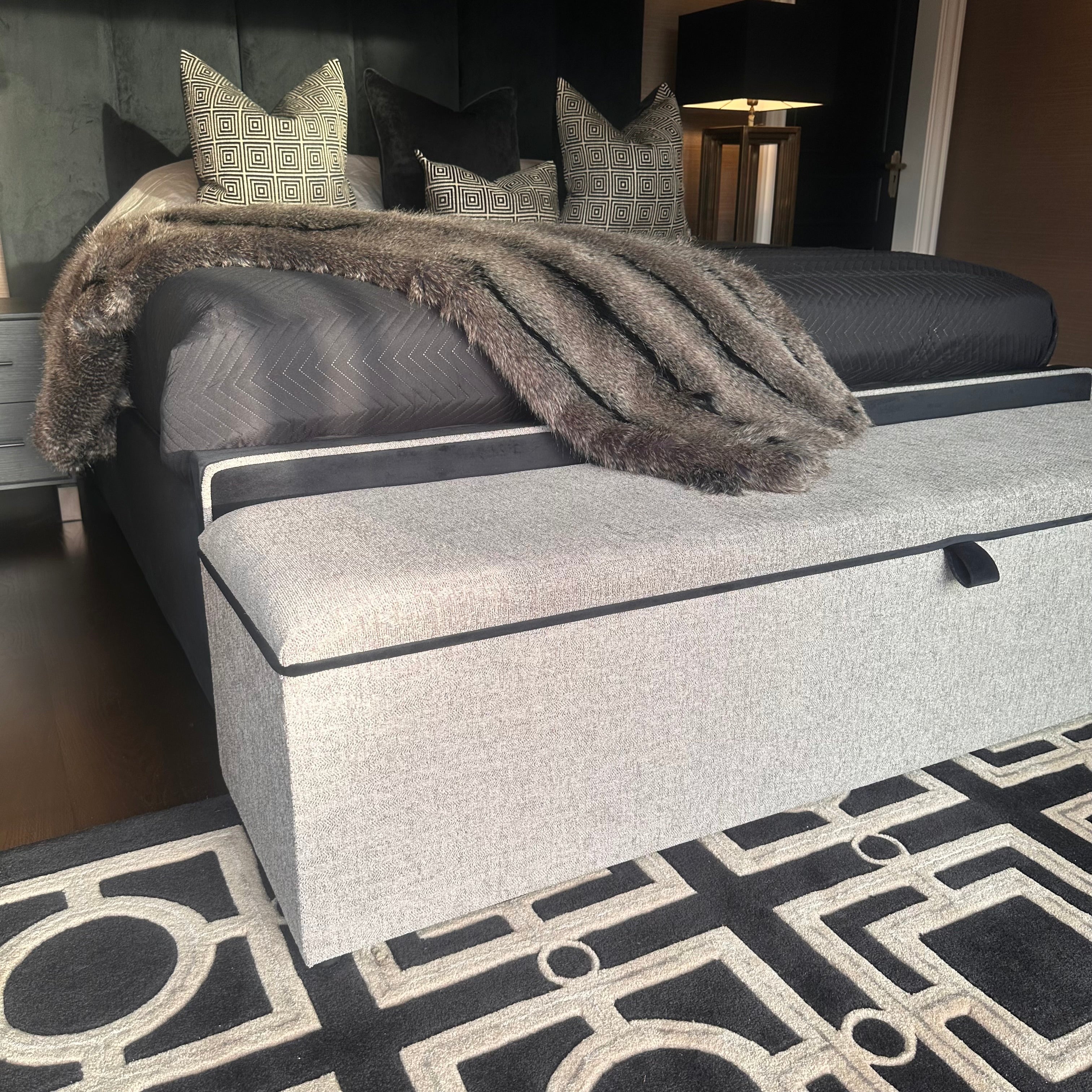 Belle blanket box custom designed in various sizes-Renaissance Design Studio