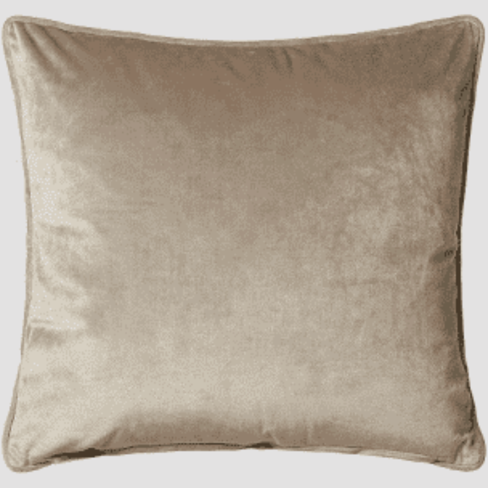 Bellingham super designer Velour Cushion with feather filling-Renaissance Design Studio