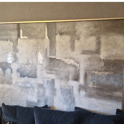 Bernesley  exclusive art  Large Canvas Art in champagne tones  Fabulous !