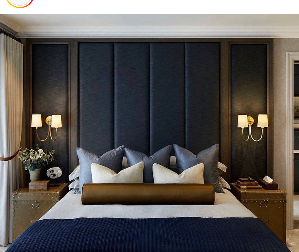 Bespoke Custom made full headboard bedhead available to order priced from:-Beds & Bed Frames-Renaissance Design Studio