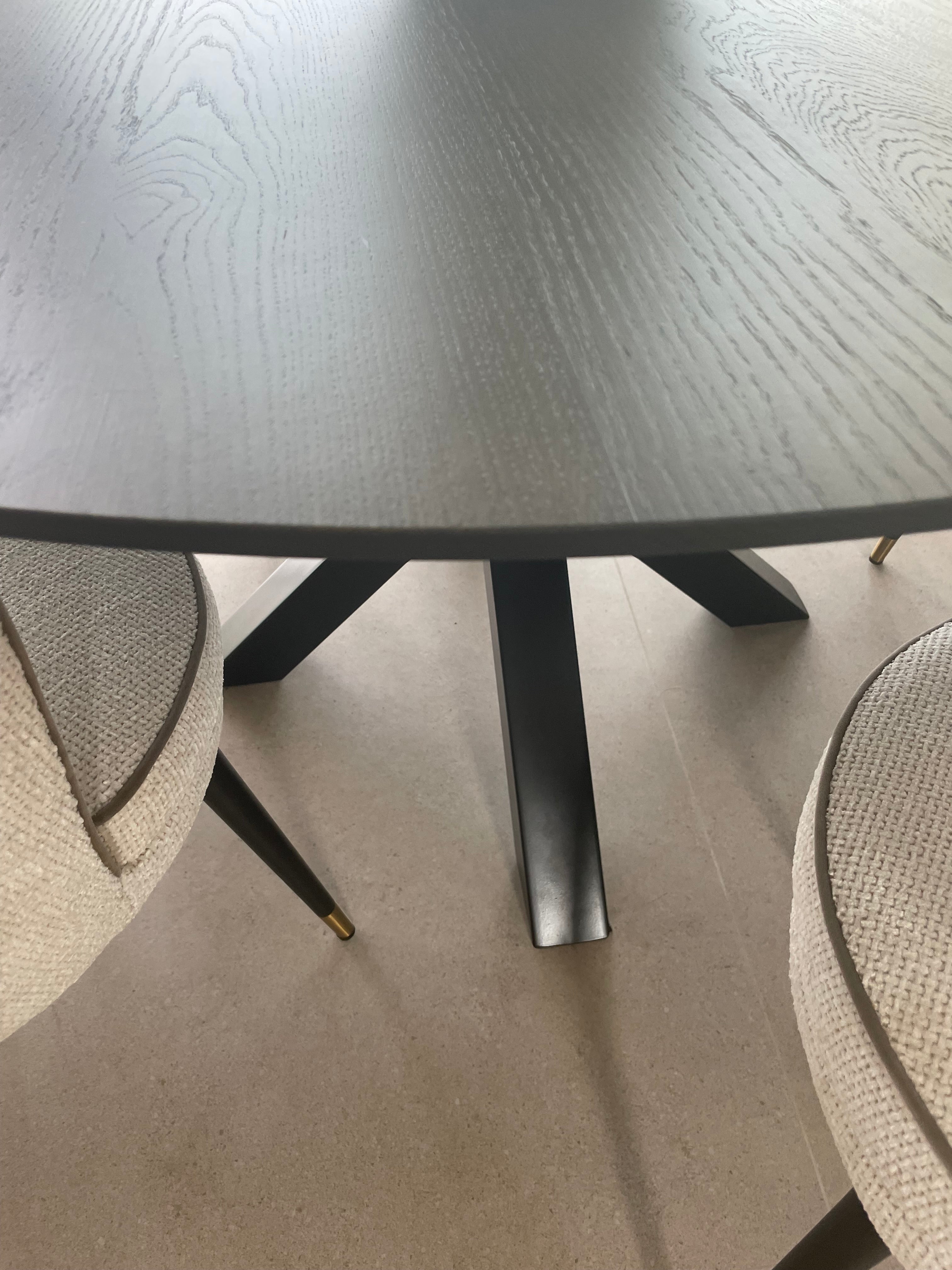 Bespoke dining tables in solid oak made specifically for you see showroom-Tables-Renaissance Design Studio