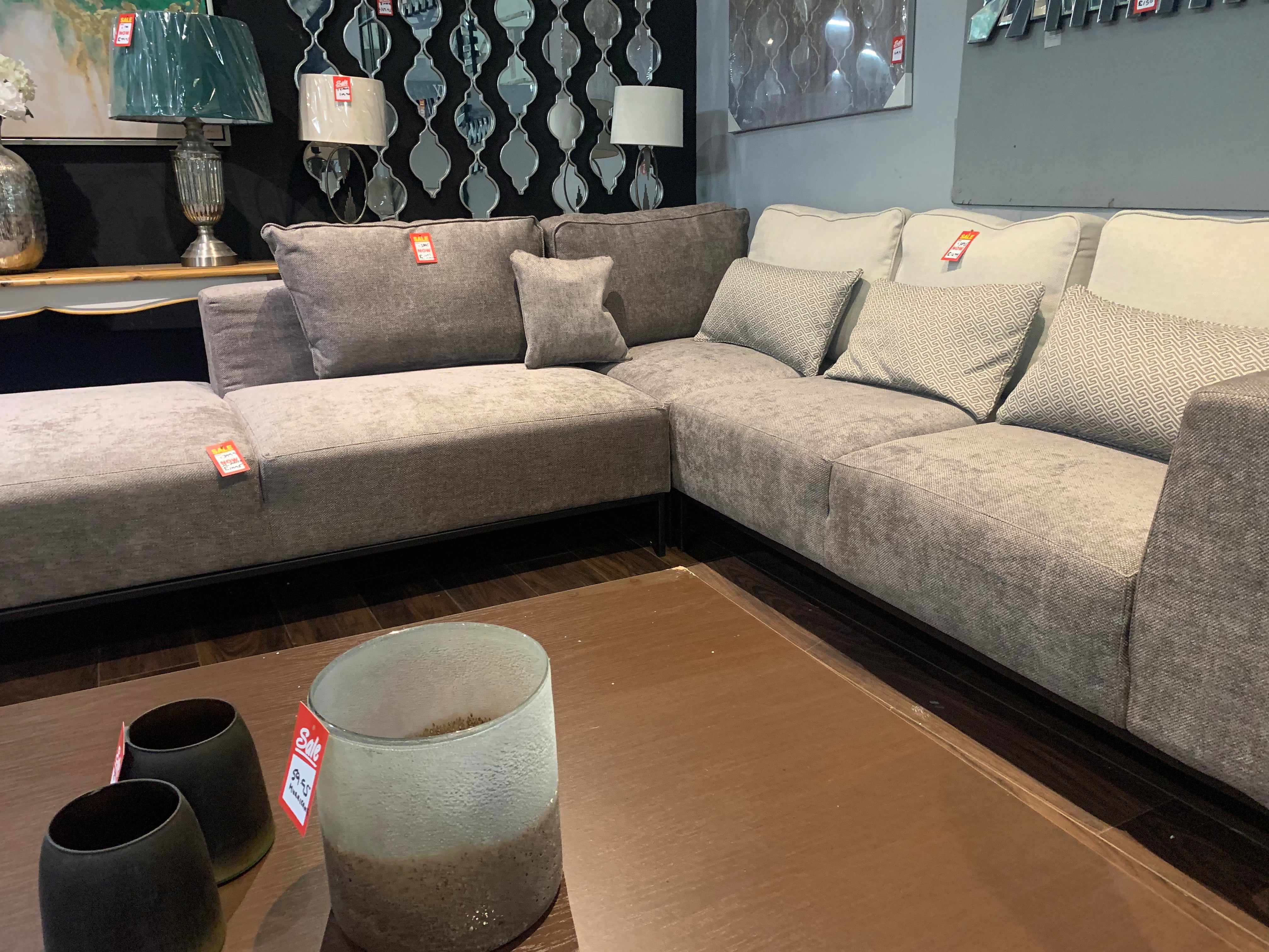 Bi Bi contemporary MODULAR Corner Sofa Ex display Less than half price ! Sold as seen pay instore only-Sofas-Renaissance Design Studio