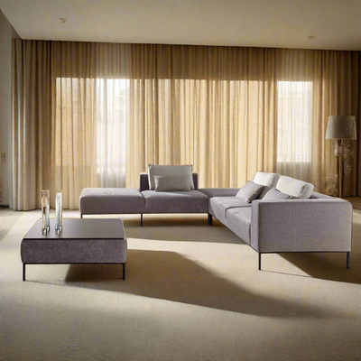 Bibi X-large contemporary corner sofa set in modular sections half price sofa and table group instore purchase only
