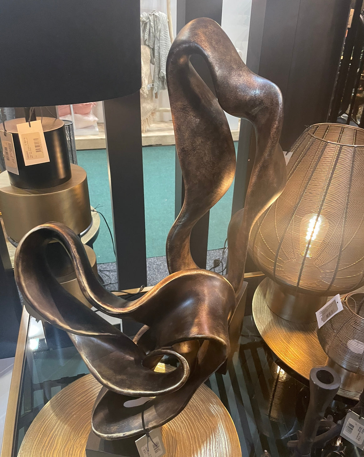 Black Abstract Sculpture Ninja-Renaissance Design Studio