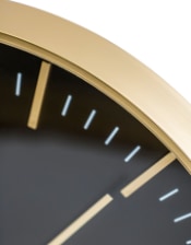 Black and gold large 70 cm clock-Renaissance Design Studio