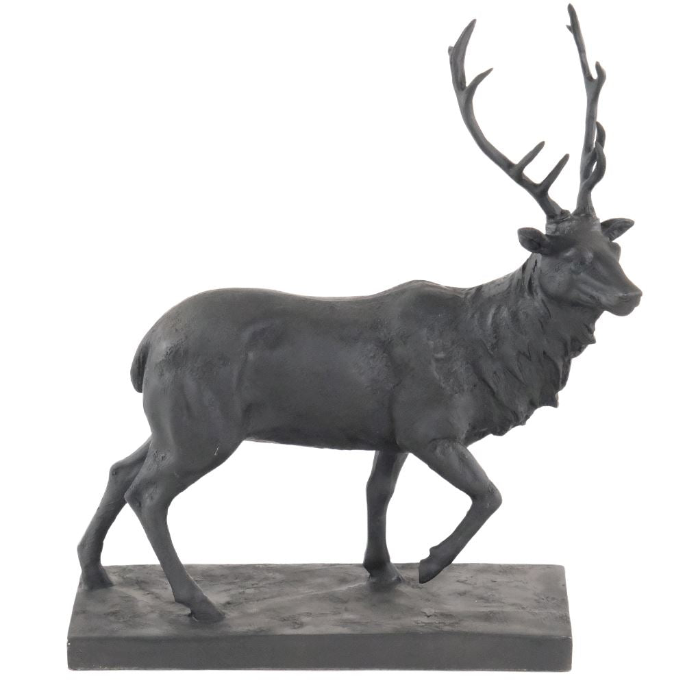 Black Stag Ornament - Half Price-Renaissance Design Studio