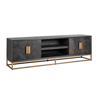 Blake TV Unit Brass 200cm