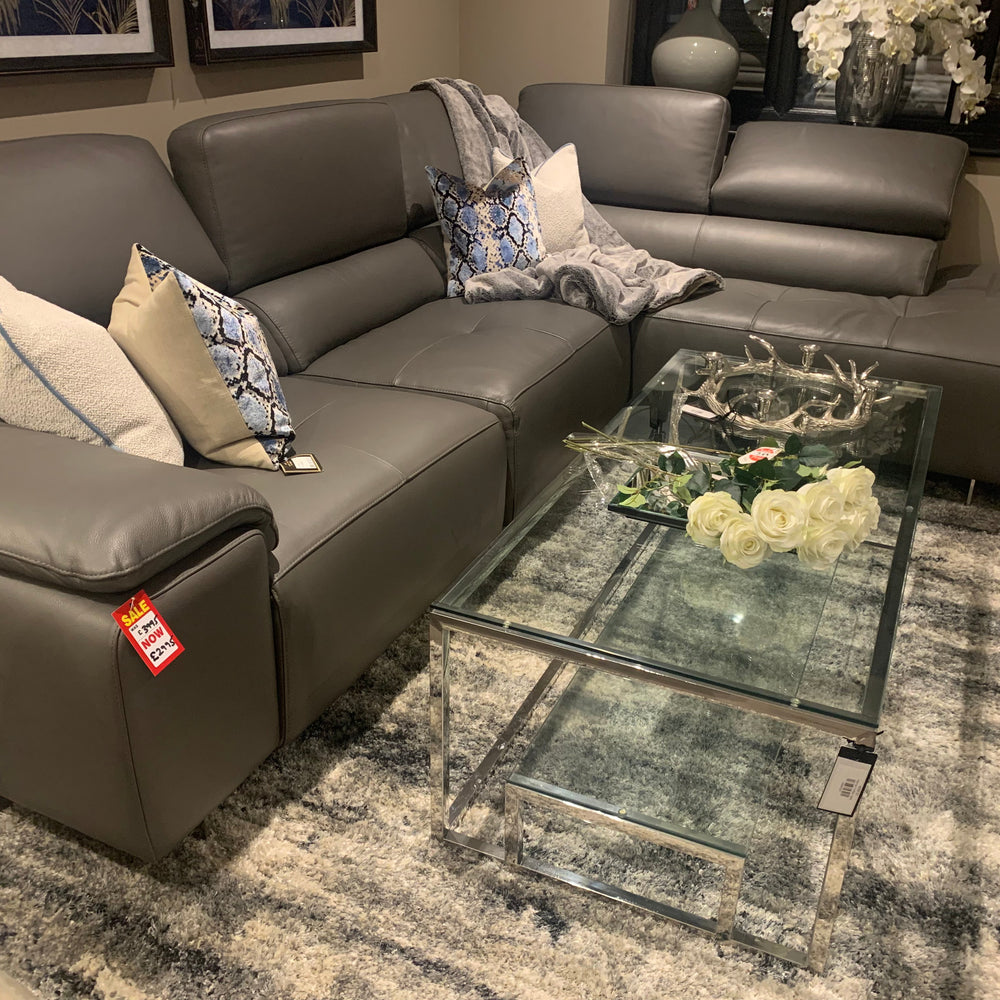 Blossom recliner Italian high grade leather sofa reduced this week last one