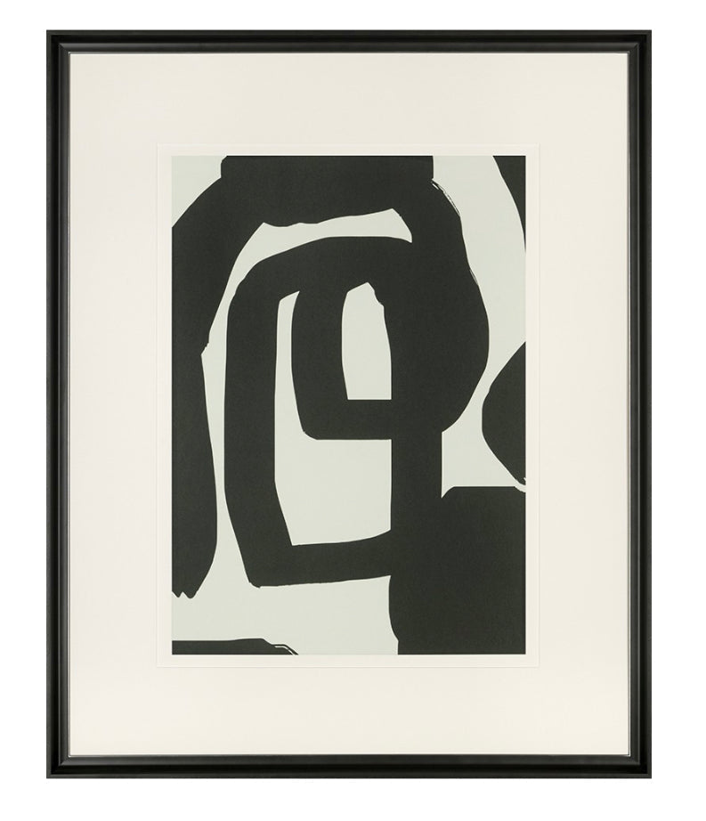 Bold lines black and white wall art-Renaissance Design Studio