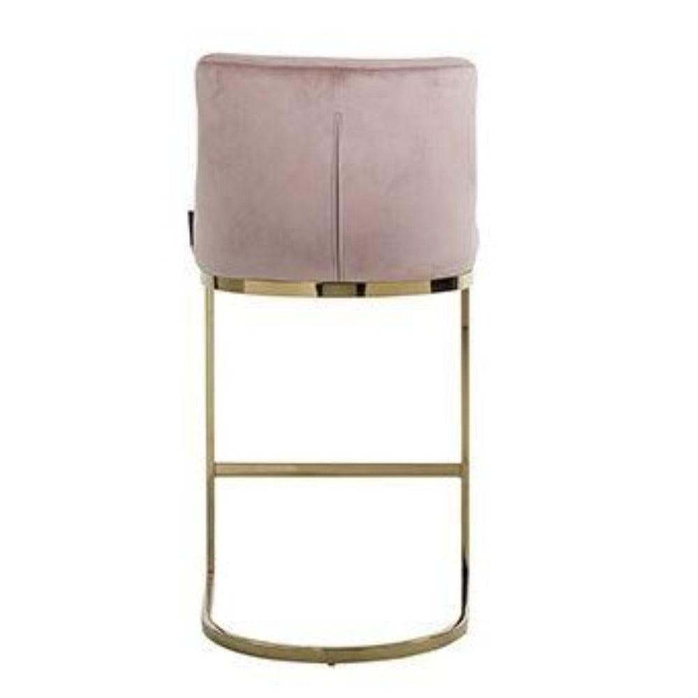 Bolton K Velvet Counter bar stool Reduced-bar stool-Renaissance Design Studio