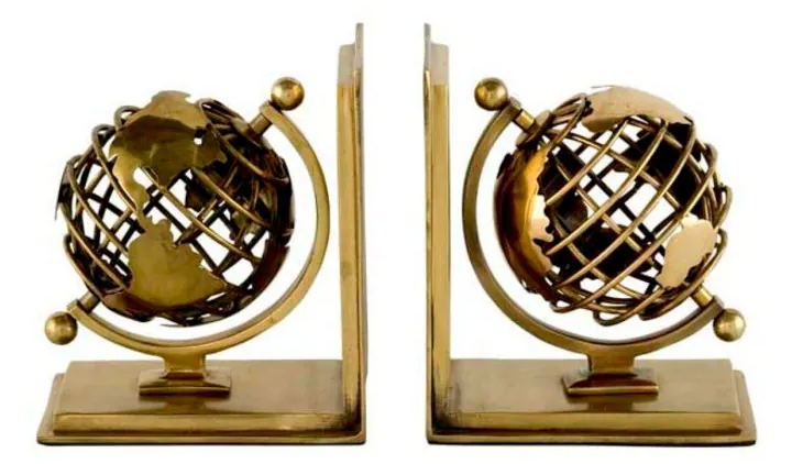 Bookend Globe Set of 2 by Eichholtz-Renaissance Design Studio