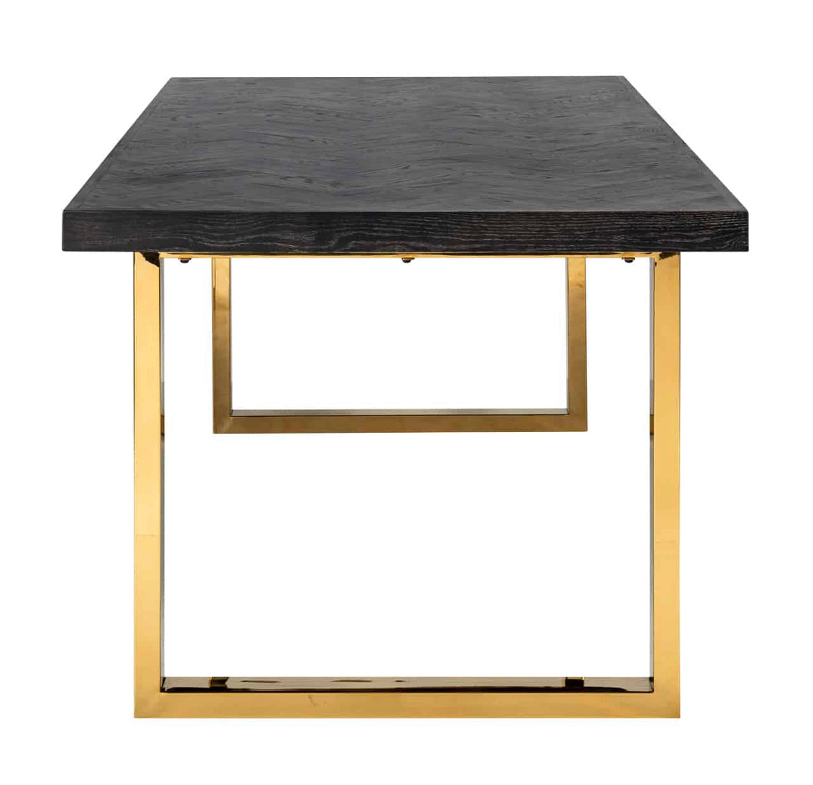 Boston Dining Table with herringbone top-Renaissance Design Studio
