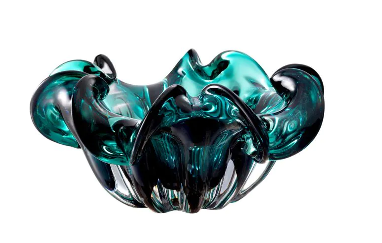 Bowl Triada Green glass - By Eichholtz. Save 30%-Renaissance Design Studio