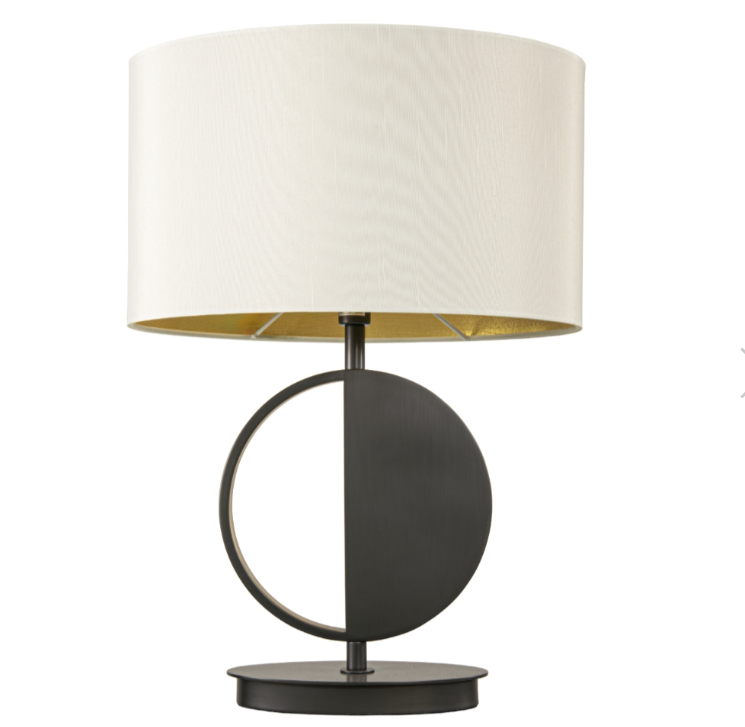 Brad Brass and cream Table Lamp-Table Lamp-Renaissance Design Studio