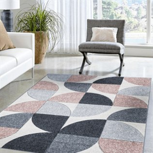 Bradley Rug textured Economy range in 3 sizes and choice of patterns-Renaissance Design Studio