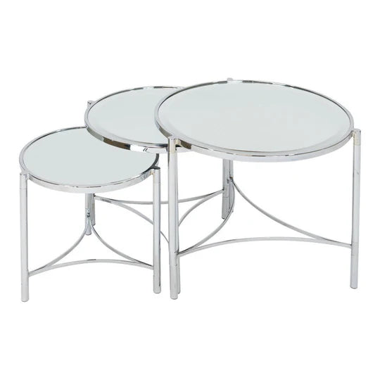 Brandon Nest of side Tables Set of 3-Renaissance Design Studio