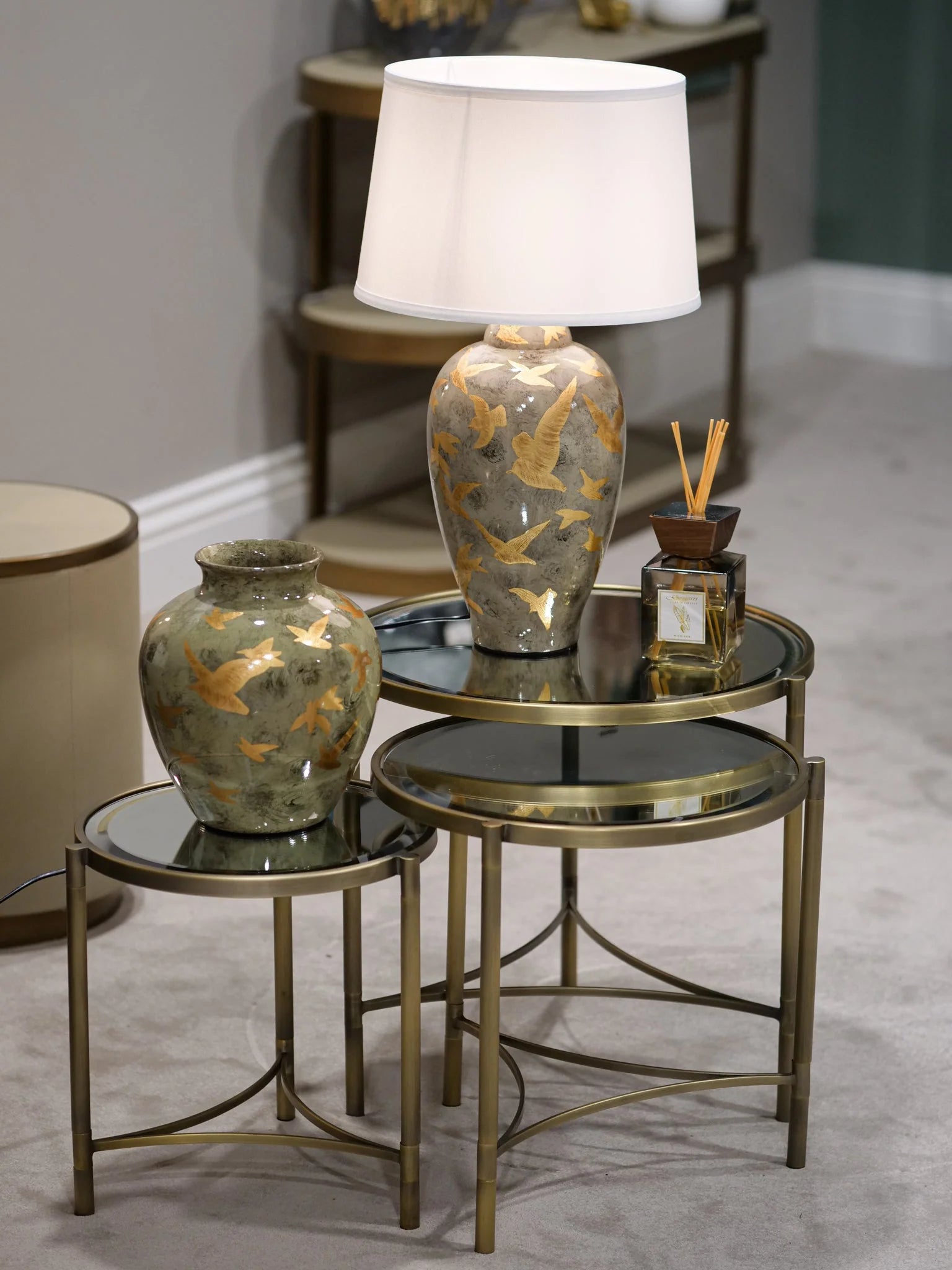 Brandon Nest of side Tables Set of 3-Renaissance Design Studio