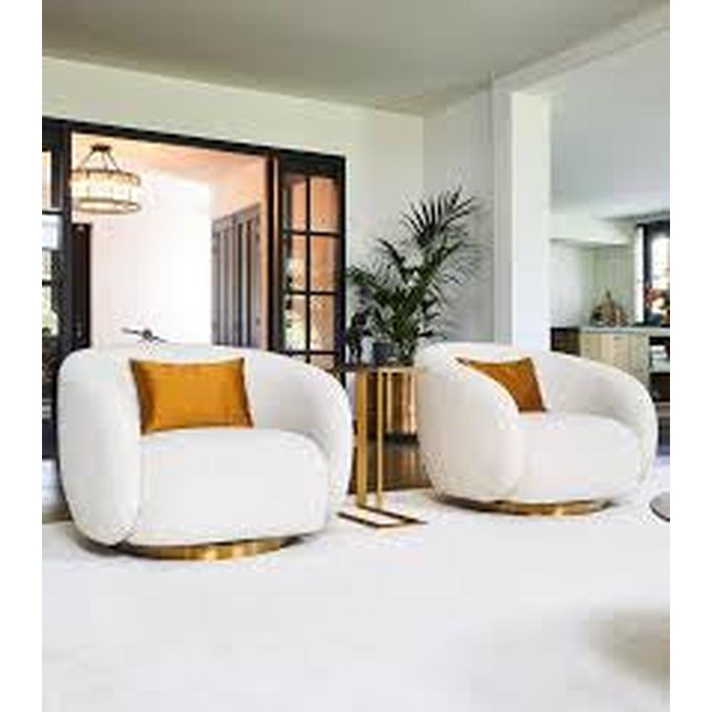 Brice low line designer Swivel Chair by Eichholtz-Renaissance Design Studio