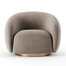 Brice swivel chair choice of fabrics by Eichholtz-Renaissance Design Studio