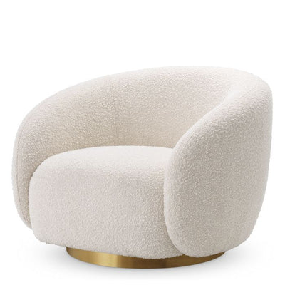 Brice swivel chair choice of fabrics by Eichholtz
