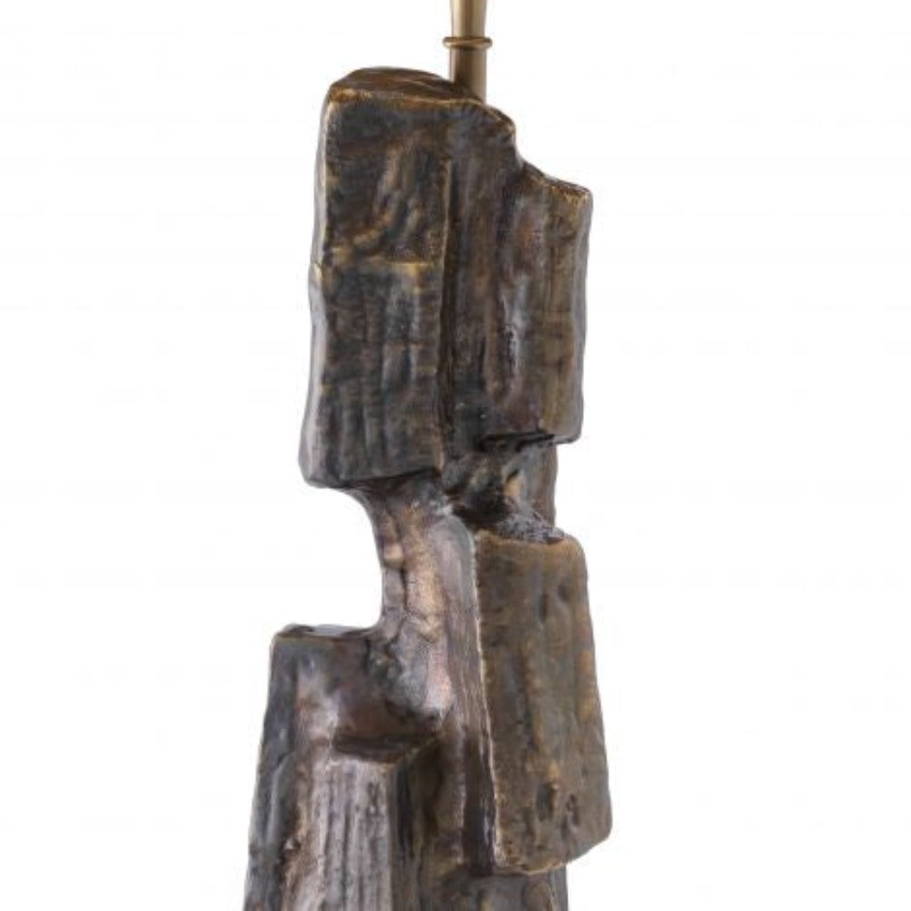 Brutalist Noto Scultpure Table Lamp by Eichholtz-Renaissance Design Studio