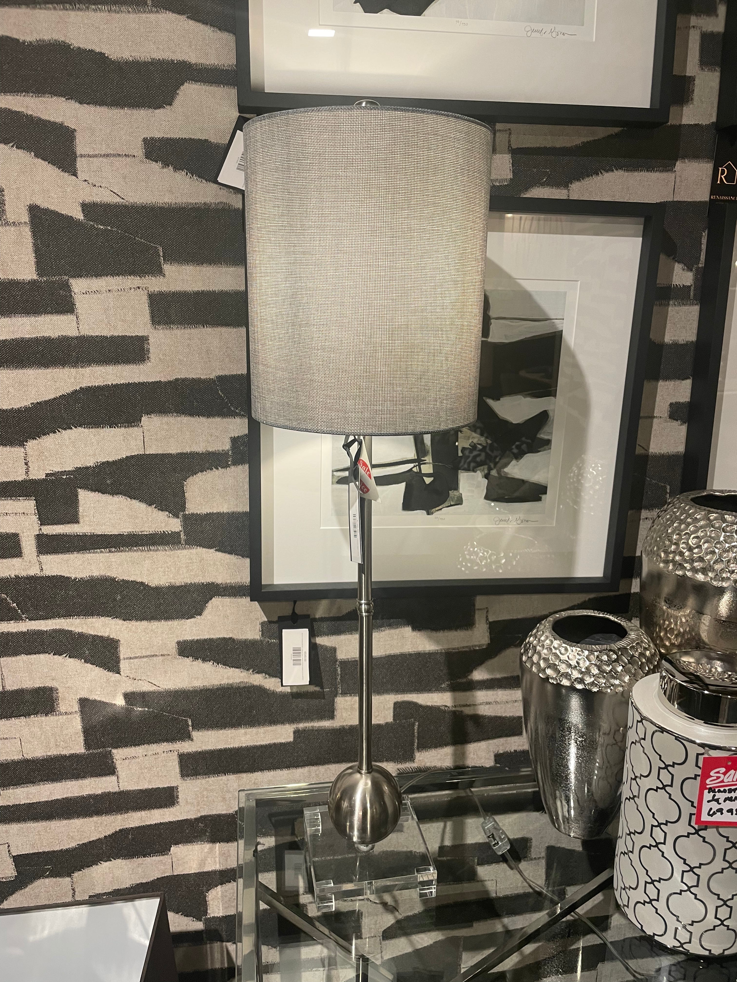 Buffet lamps pair of 2 complete with shades reduced MQL11004-Table Lamp-Renaissance Design Studio