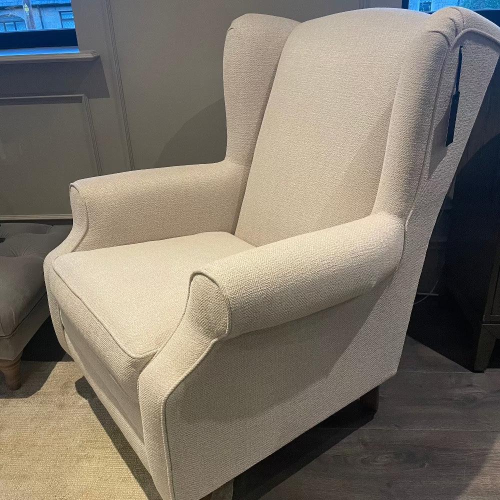 Byron H Bespoke Wing Chair by Westbridge – Various Prices per Fabric Choice-Renaissance Design Studio