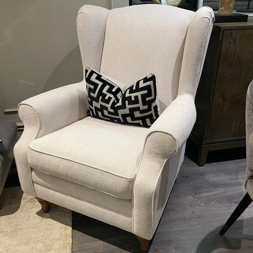 Byron H Bespoke Wing Chair by Westbridge – Various Prices per Fabric Choice-Renaissance Design Studio