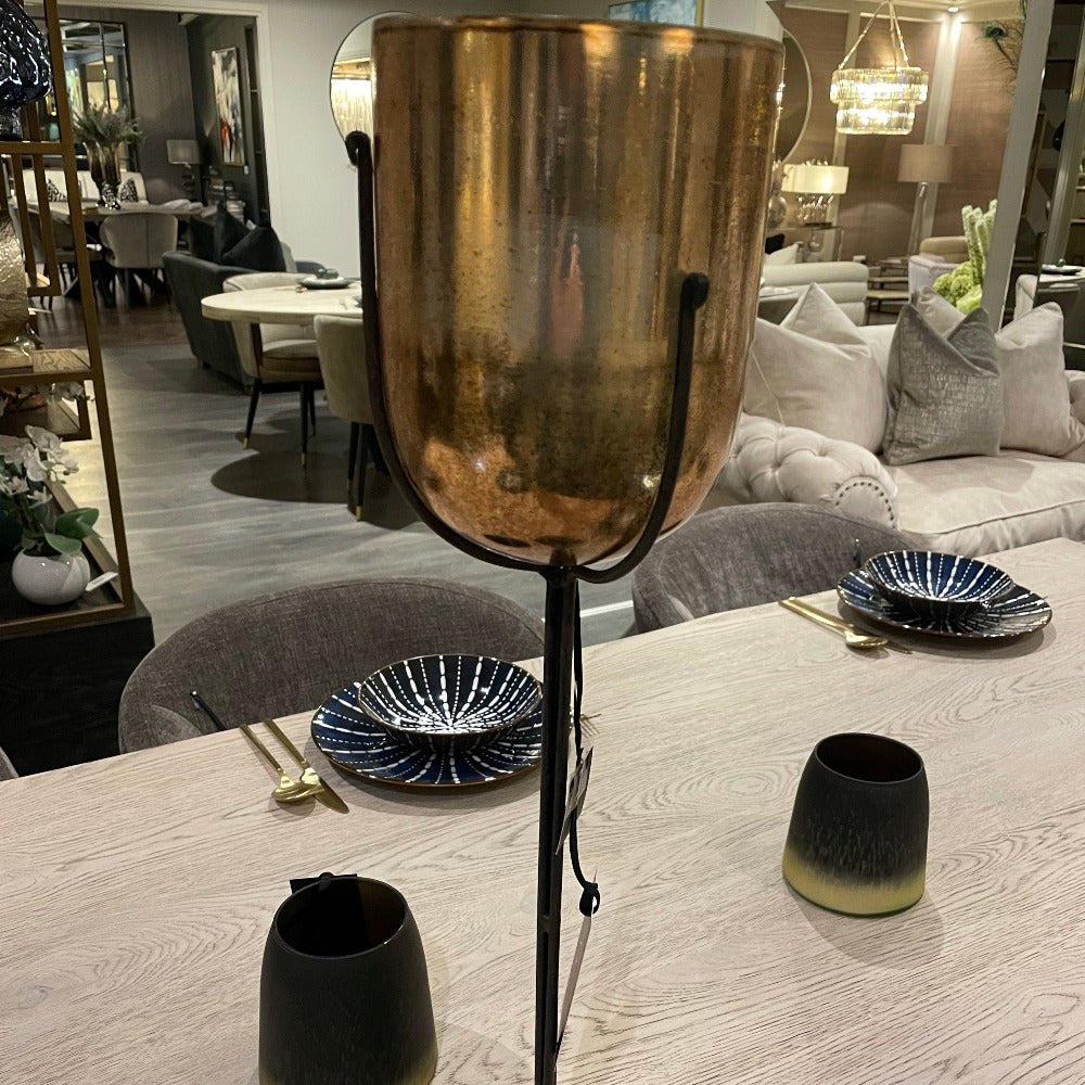Byron tall candle holder LESS THAN half price-Renaissance Design Studio