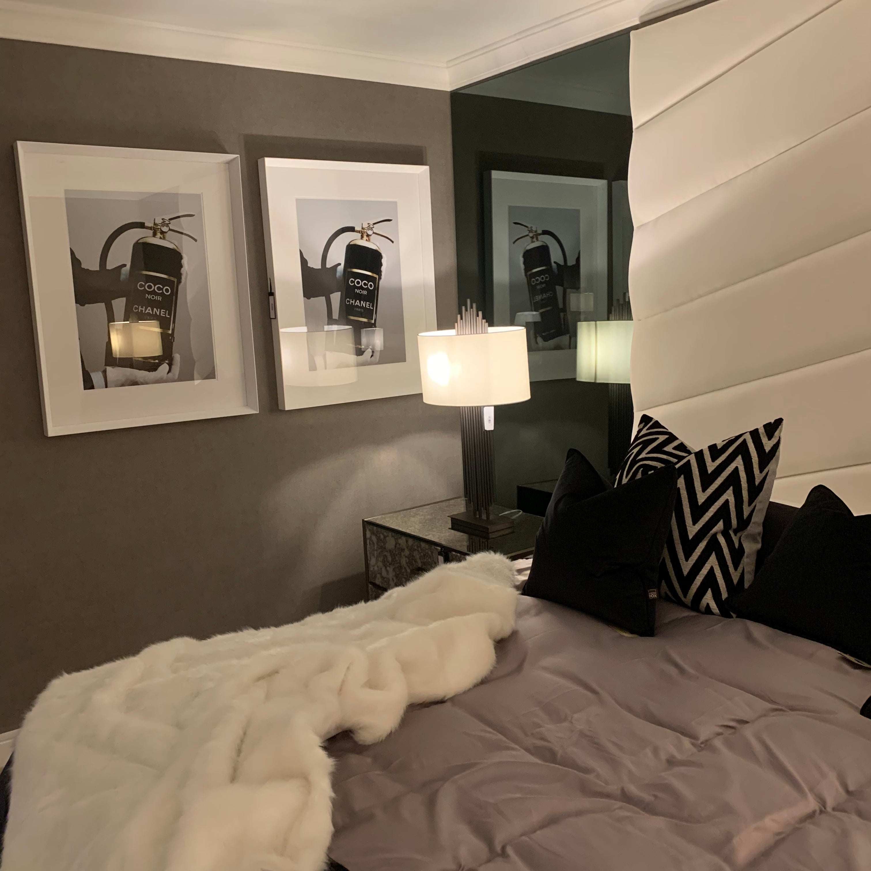 C C Chanel Extinguisher. Hand made framed art work-Wall Art-Renaissance Design Studio