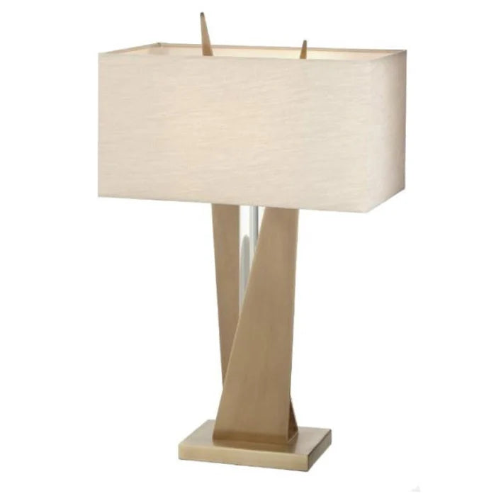 Cabra table lamp w shade-Renaissance Design Studio